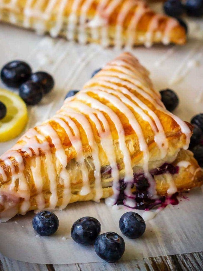 Lemon Blueberry Turnovers